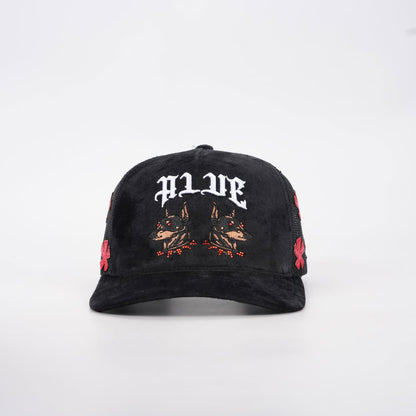 RHINESTONES DOUBLE HEADED DOG